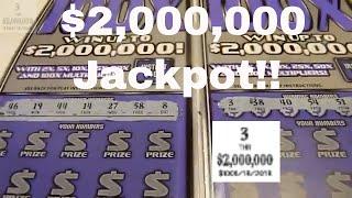 JACKPOT!!!! After five years - WE DID IT!!!! OMG   100X Scratch off Lottery ticket