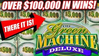 GREEN MACHINE HIGH LIMIT DELUXE JACKPOT WINS ⋆ Slots ⋆ HOT SLOT MACHINE AND IT'S INSANE HANDPAYS