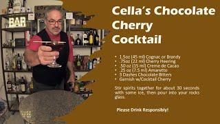 Cella's Chocolate Cocktail