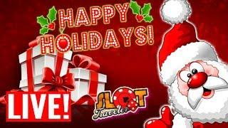• HOLIDAY LIVE SPECIAL! • Let's open your holiday cards! | SlotTraveler
