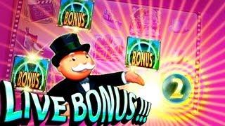 Super Monopoly Money Live Bonuses 5c - Free Spins&Wheel - WMS Slots