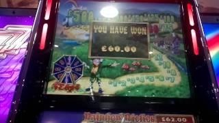 New £2 stake - 3 lep's feature - rainbow riches pots of gold b3 fruit machine