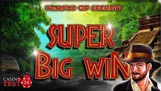 SUPER BIG WIN on Temple of Secrets Slot (Novomatic) - 1,50€ BET!