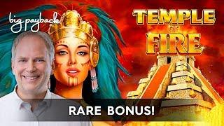 RARE BONUS - Temple of Fire Slot - NICE SESSION!
