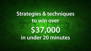 Poker Tips: How I Win $37,000 in 20 minutes - by Cashinpoker.com