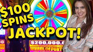 $100/SPIN Wheel of Fortune JACKPOT HANDPAY in Las Vegas!!