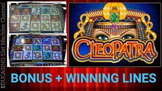 •Cleopatra • Bonus & winning lines • By igt Slot Machine