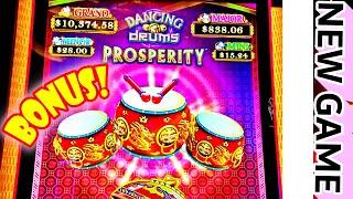 THE NEWEST DANCING DRUMS!! ** PROSPERITY! **  New Slot Machine Bonus Game