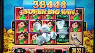 WMS- Jade Palace slot machine BIG WIN!