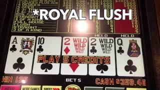 Chasing the Royal Flush! *Poker Slot* at Bellagio, Las Vegas