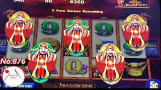 Viewer's Request⋆ Slots ⋆CHOY SUN JACKPOTS Slot Machine (5c/Bet $4.50) Free Spin Bonus & Dragon Bonu