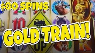 DOUBLE TRAIN JACKPOT!!! ⋆ Slots ⋆ PROGRESSIVE & GOLD TRAIN HIT AT THE SAME TIME!