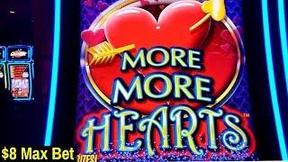 More More Hearts Slot $8 Max Bet Bonus | Miss Kitty & Buffalo Gold Slot Machines Bonuses Won