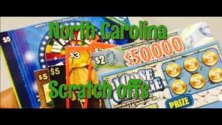 North Carolina Education Lottery scratch offs