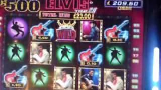 4 Guitars On Elvis Top 20 £500 Jackpot B3 Fruit Machine