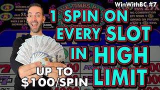 ⋆ Slots ⋆ One Spin on EVERY Slot Machine in HIGH LIMIT at Coushatta Casino