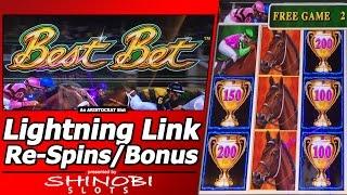 Best Bet Lightning Link Slot - Live Play, Re-Spin Features and Free Spins Bonus