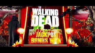 JACKPOT BONUS •WALKING DEAD SLOT MACHINE!• MAX BET•SLOT MACHINE BONUS!