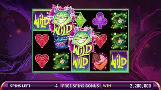 ALICE & THE MAD WINS Video Slot Casino Game with a CHESHIRE CAT FREE SPIN  BONUS