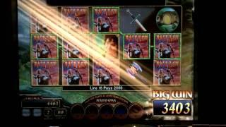 Lord of the Rings slot machine video bonus win at Parx Casin