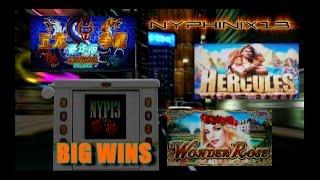 BIG WIN Slot Bonuses • Wonder Rose • Asian 5 Dragons Deluxe • Hercules