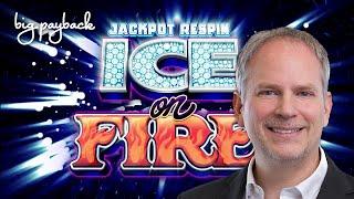 Jackpot Respin Ice on Fire Slot - FUN SESSION, ALL FEATURES!