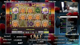 Really Nice Line Hit From Indian Spirit Slot!