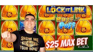 High Limit Dragon Link Slot Machine BIG WIN & Comeback | Huff N Puff Slot $25 Max Bet Bonus | EP-30