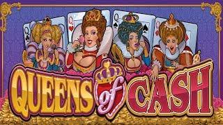 Queens of Cash Slot - NICE SESSION, ALL FEATURES!