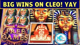 SECURITY told me WHAT TO PLAY and I WON BIG! CLEOPATRA SLOT MACHINE! YAY!