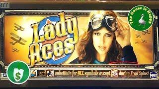 • Lady Aces slot machine, Bonus with Retriggers