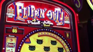 Flippin Out Slot Machine Bonus as it happens at $10 a pull