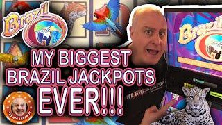•MY BIGGEST JACKPOT$ ON BRAZIL EVER COMPILATION! • Huge Jackpots Incoming! (MUST SEE)