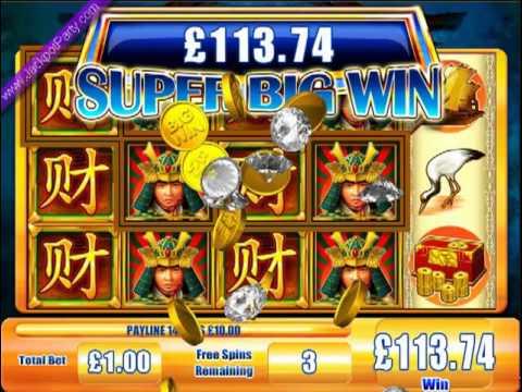 £216.55 SUPER BIG WIN (216 X STAKE) ON SAMURAI MASTER SLOT GAME™ AT JACKPOT PARTY®