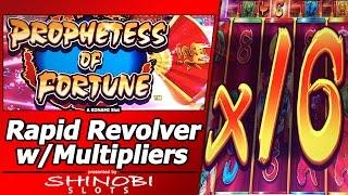 Prophetess of Fortune Slot - New Rapid Revolver Konami game with Multipliers