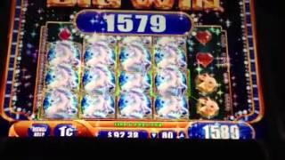 Mystical Unicorn - WMS slot machine line hits
