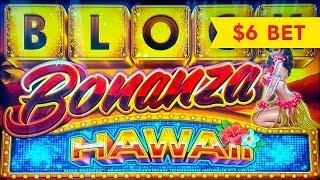 Block Bonanza Hawaii Slot - NICE SESSION, ALL FEATURES!