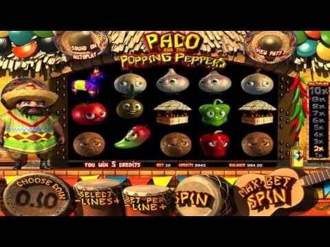 Free Paco and the Popping Peppers slot machine by BetSoft Gaming gameplay ★ SlotsUp