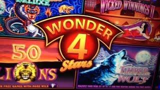 Wonder 4 Slot Timberwolf Bonus -Aristocrat