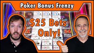 $25 BETS ONLY! Who Spends More Than US on Video Poker? • The Jackpot Gents