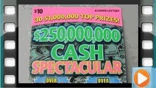 Cash Spectacular - Illinois Lottery $10 Instant Scratch Off Lottery Ticket