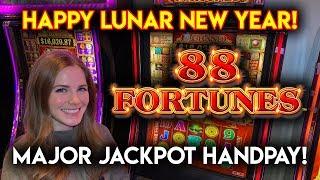MAJOR JACKPOT HANDPAY!! 88 Fortunes Slot Machine!!