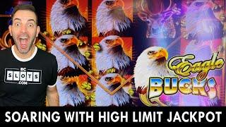 Soaring with a HIGH LIMIT JACKPOT ⋆ Slots ⋆ Eagle Bucks at Agua Caliente Casino