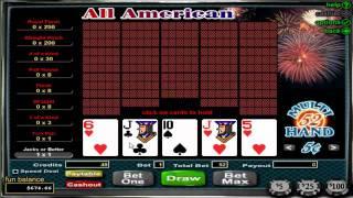 All American 52 Hand Video Poker