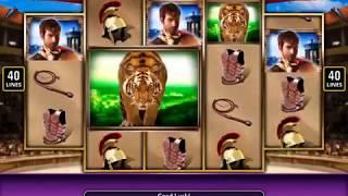 RICHES OF THE ARENA Video Slot Game with a COLISEUM SHOWDOWN FREE SPIN BONUS