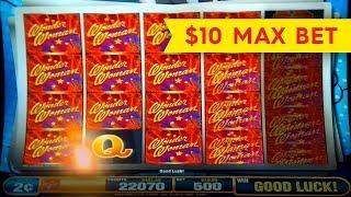 Wonder Woman Wild Slot - BIG WIN BONUS - $10 Max Bet!