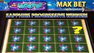Dr. Jackpot Slot - MAX BET! Sapphire Progressive Winner - Nice Win - Slot Machine Bonus