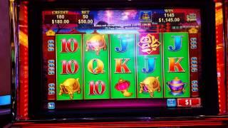 China Shores Slot Hand Pay  $50 Spin Bonus 102 Free Games High Limit Max Bet