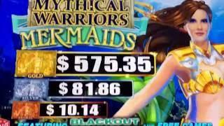 NEW Mythical Warriors Mermaids Slot Bonus