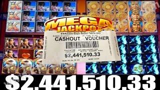 •$2,441,510.33 Million Dollar High Limit Video Slot Win! BIG Jackpot Handpay! $100 INDIAN DREAMING •